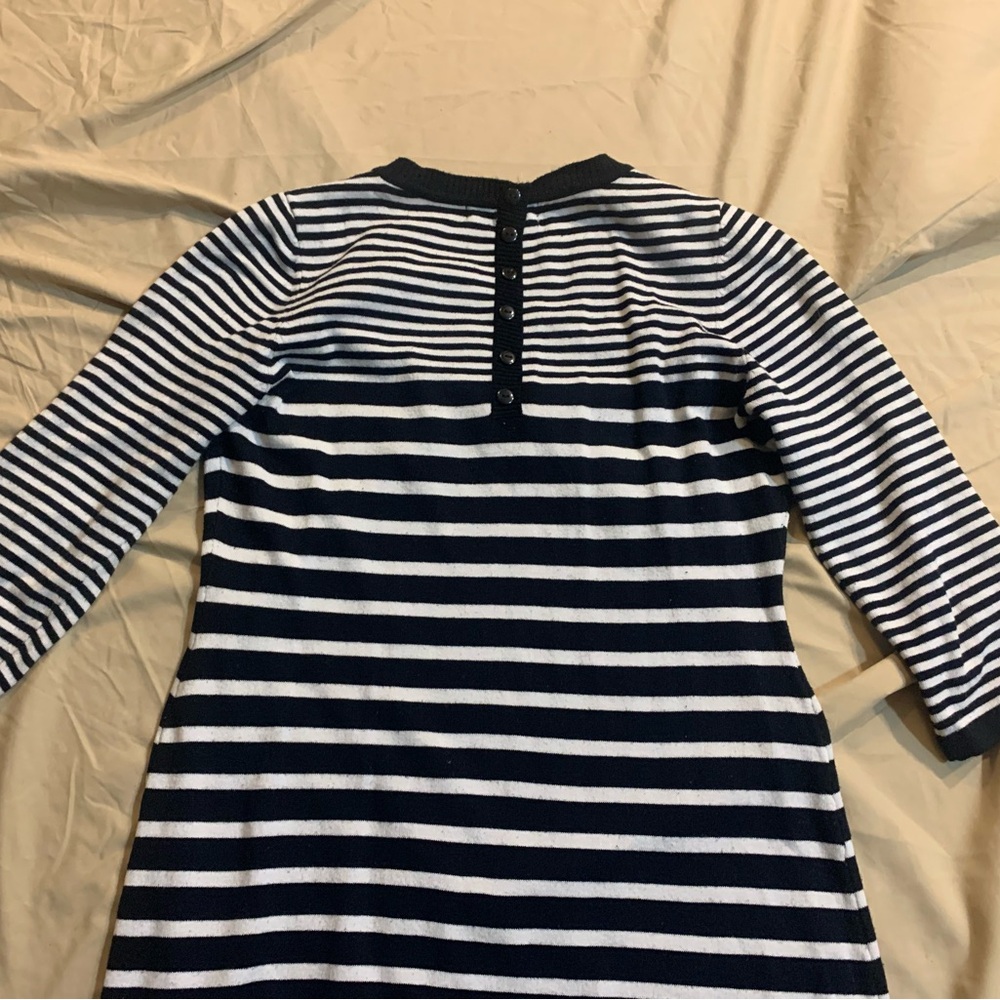Pink Rose Striped Sweater Dress - Picture 8 of 10